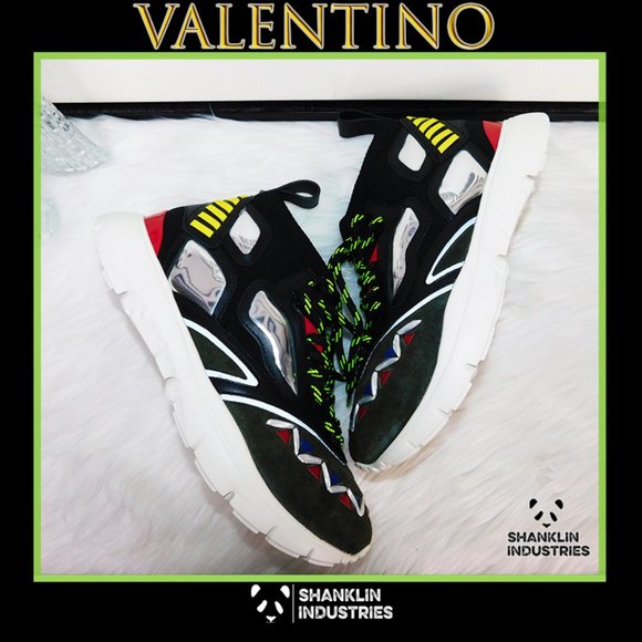 ??VALENTINO GARAVANI?? ? % Authentic NIB Men\'s Mixed Media Shoes SZ 41 US 8 main image 9